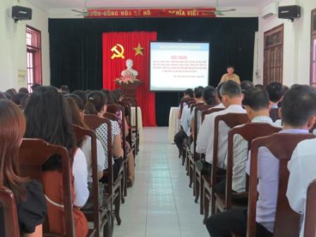 SỞ TƯ PHÁP TỔ CHỨC HỌC TẬP, QUÁN TRIỆT NGHỊ QUYẾT ĐẠI HỘI LẦN THỨ XII CỦA ĐẢNG GẮN VỚI CHƯƠNG TRÌNH HÀNH ĐỘNG CỦA TỈNH ỦY